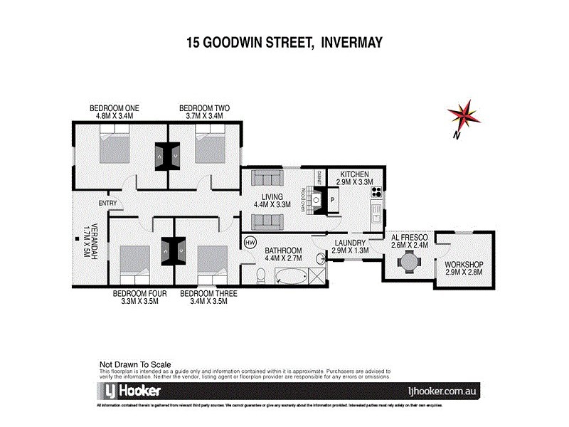 15 Goodwin Street, Invermay TAS 7248 Floorplan