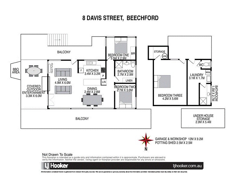8 Davis Street, Beechford TAS 7252 Floorplan