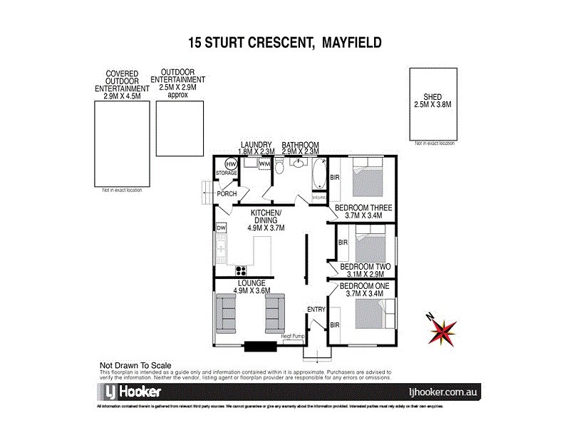 15 Sturt Street, Mayfield TAS 7248 Floorplan