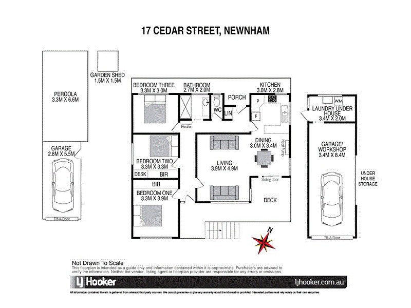 17 Cedar Street, Newnham TAS 7248 Floorplan
