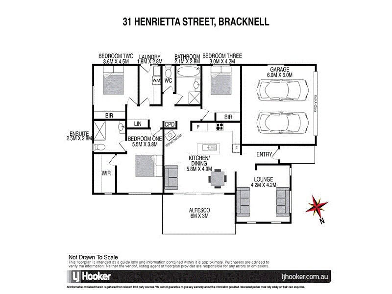 31 Henrietta Street, Bracknell TAS 7302 Floorplan