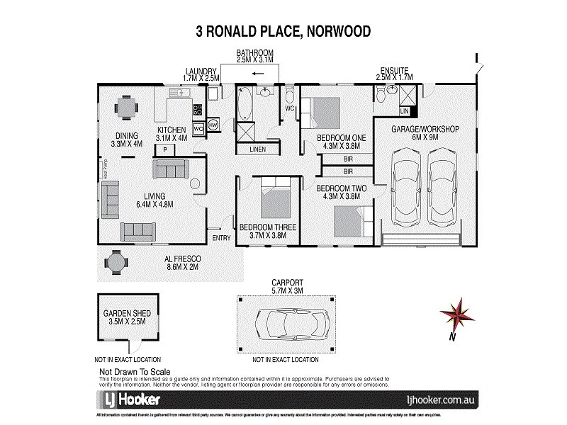 3 Ronald Place, Norwood TAS 7250 Floorplan