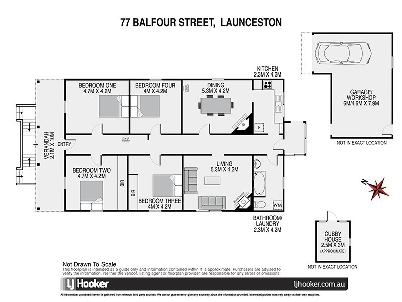 77 Balfour Street, Launceston TAS 7250 Floorplan