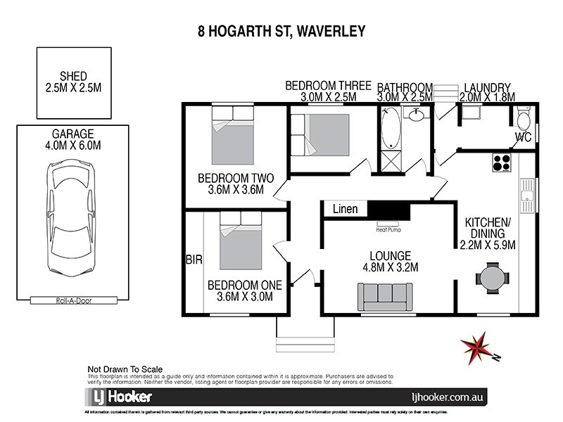 8 Hogarth Street, Waverley TAS 7250 Floorplan