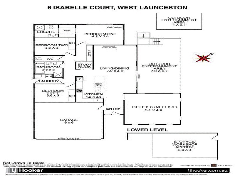 6 Isabelle Court, West Launceston TAS 7250 Floorplan