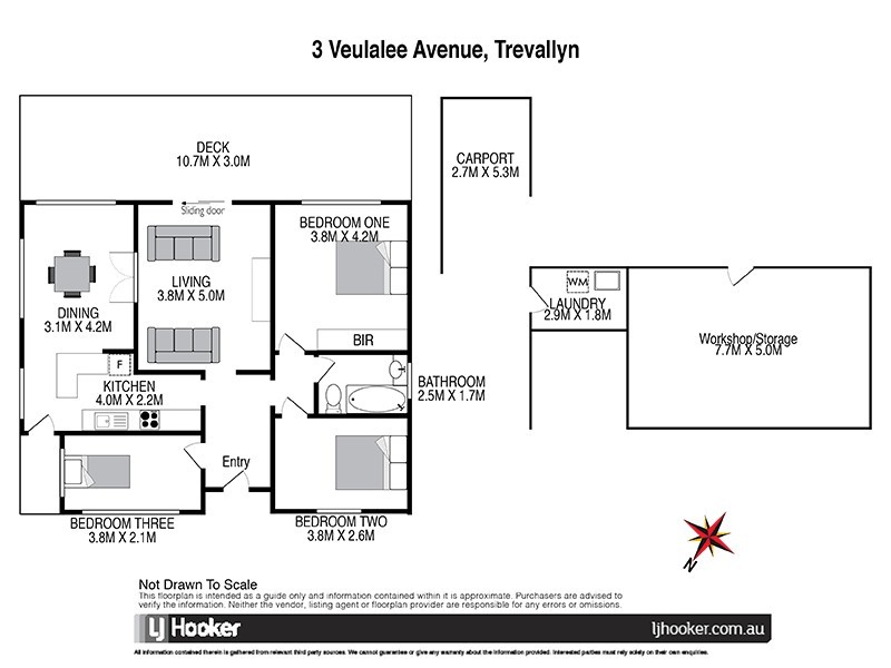 3 Veulalee Avenue, Trevallyn TAS 7250 Floorplan