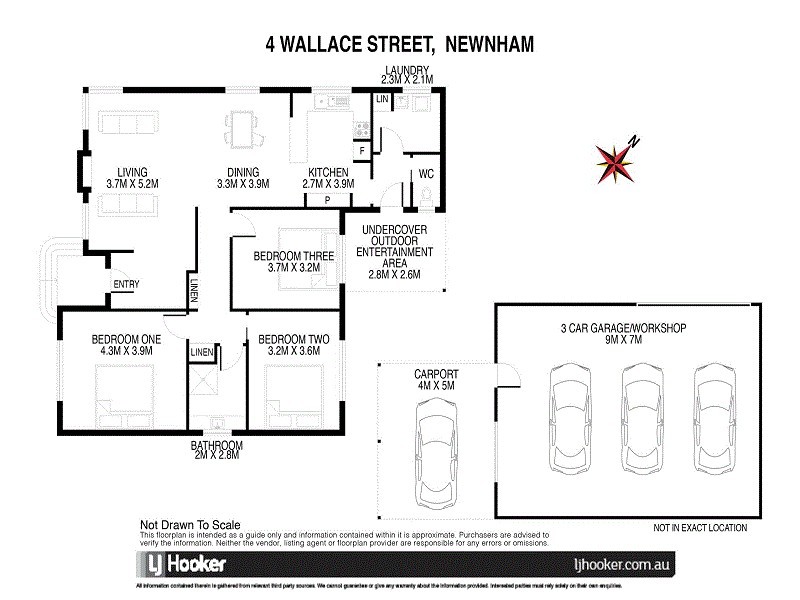 4 Wallace Street, Newnham TAS 7248 Floorplan