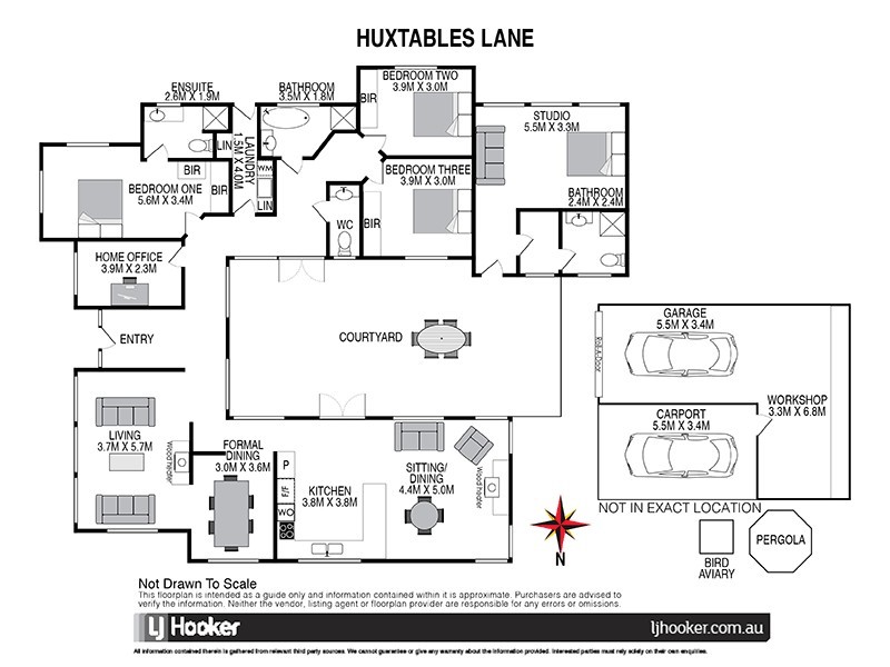 2 Huxtables Lane, Evandale TAS 7212 Floorplan