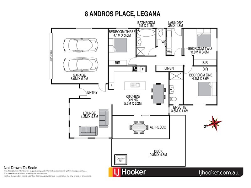 8 Andros Place, Legana TAS 7277 Floorplan