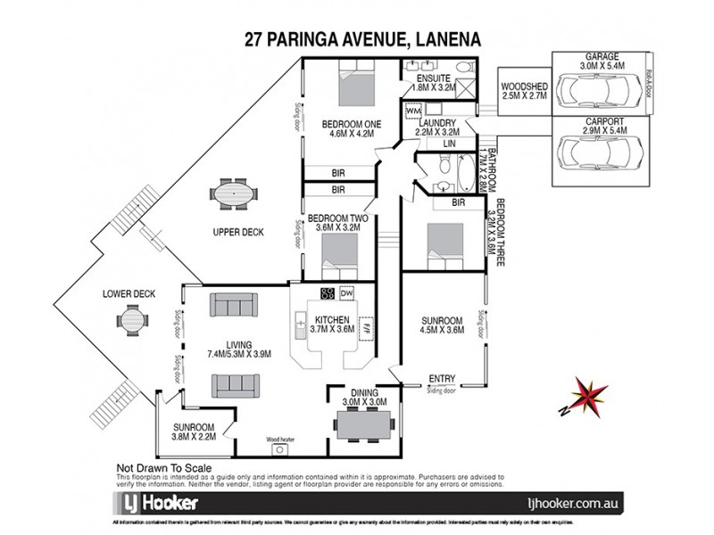 27 Paringa Avenue, Lanena TAS 7275 Floorplan