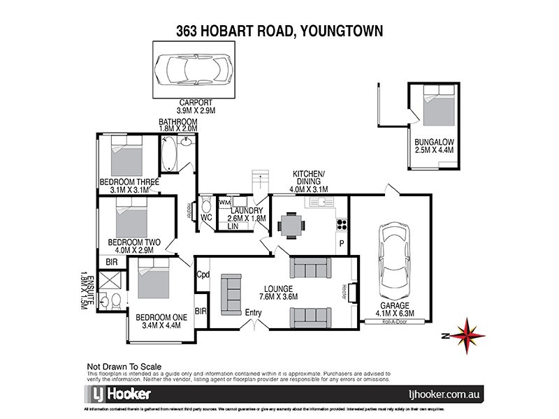 363 Hobart Road, Youngtown TAS 7249 Floorplan