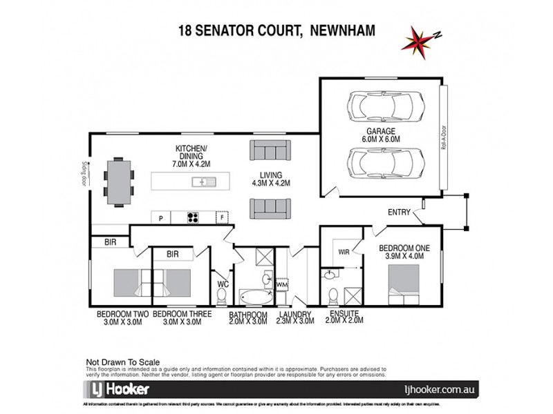 18 Senator Court, Newnham TAS 7248 Floorplan