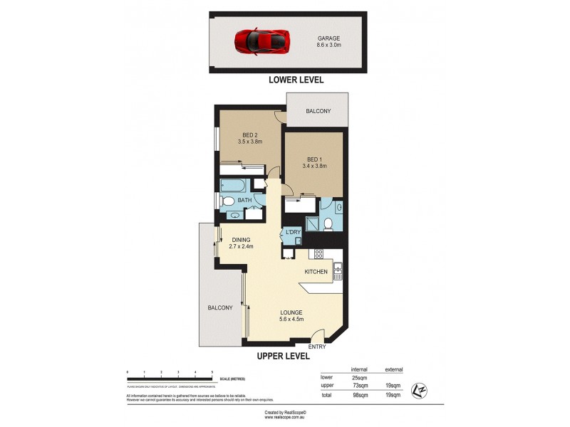 5/98 Whitmore Street, Taringa QLD 4068 Floorplan