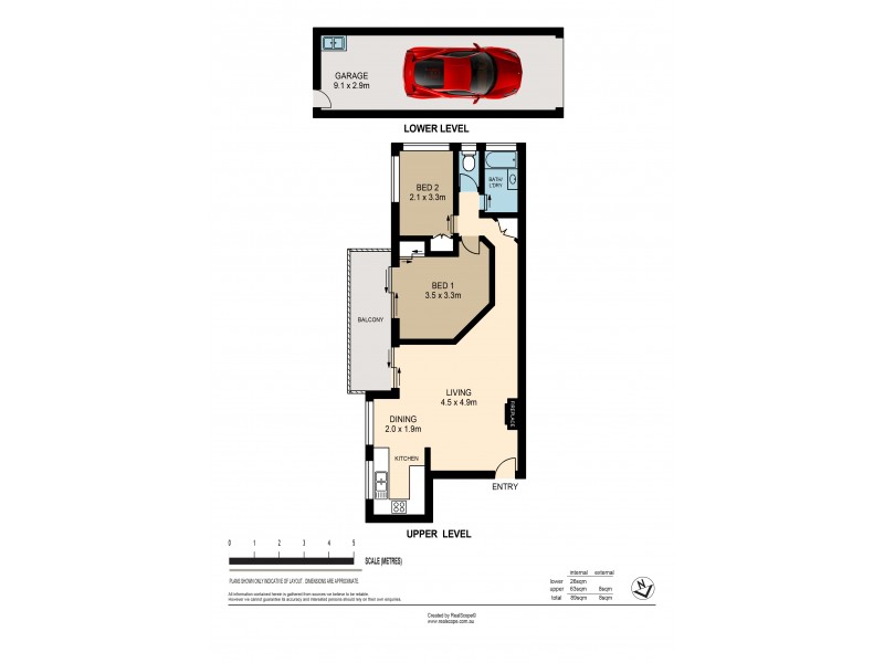 2/17 Kingsford Street, Auchenflower QLD 4066 Floorplan