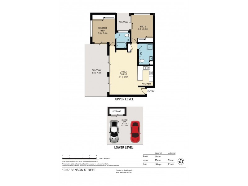10/67 Benson Street, Toowong QLD 4066 Floorplan