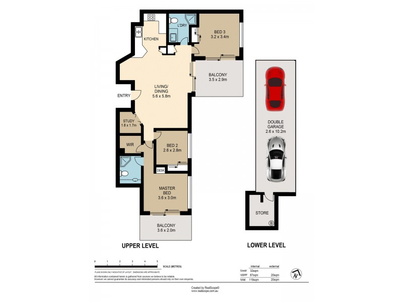 3/60 Kensington Terrace, Toowong QLD 4066 Floorplan