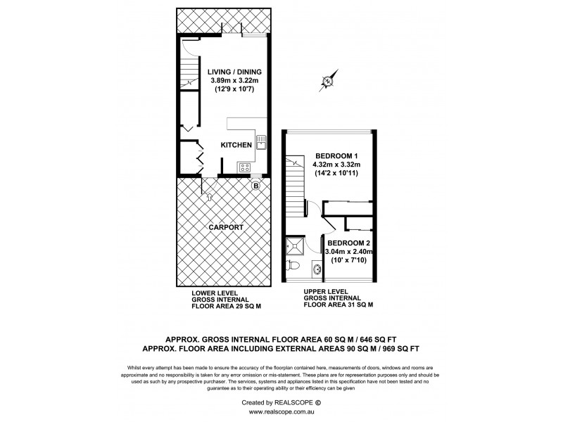 2/59 Sandford Street, St Lucia QLD 4067 Floorplan