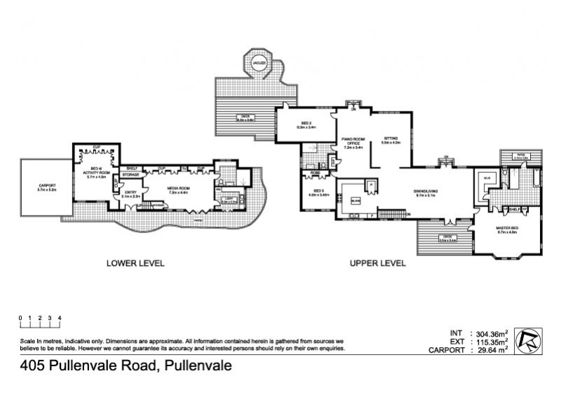 405 Pullenvale Road, Pullenvale QLD 4069 Floorplan