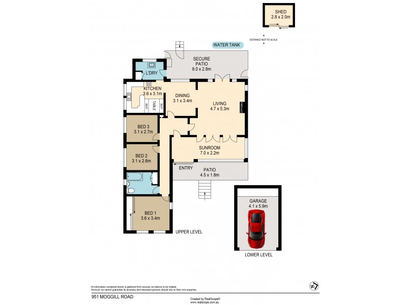 951 Moggill Road, Kenmore QLD 4069 Floorplan