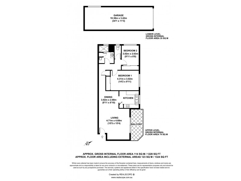 1/18 Foxton Street, Indooroopilly QLD 4068 Floorplan