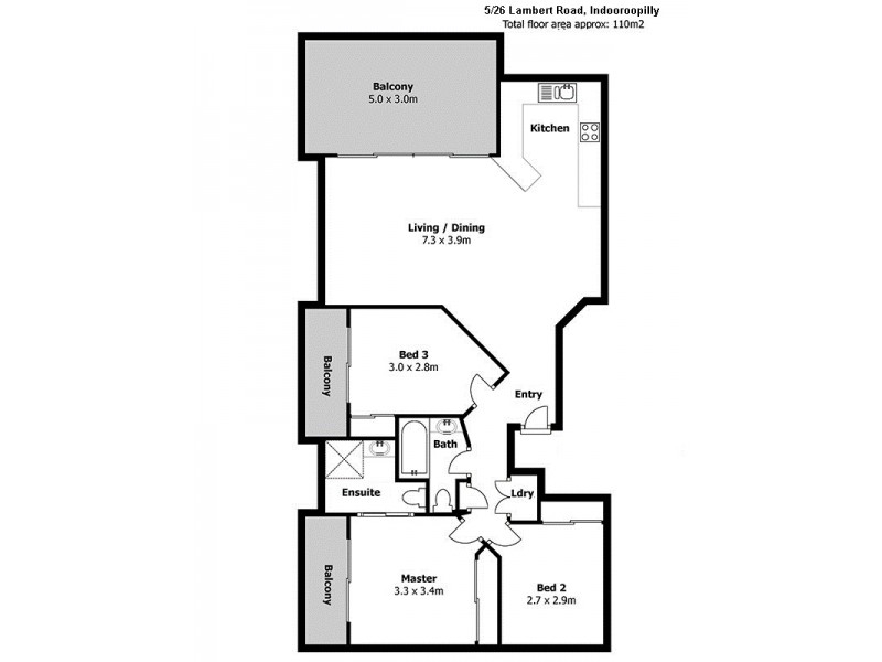 5/26 Lambert Road, Indooroopilly QLD 4068 Floorplan