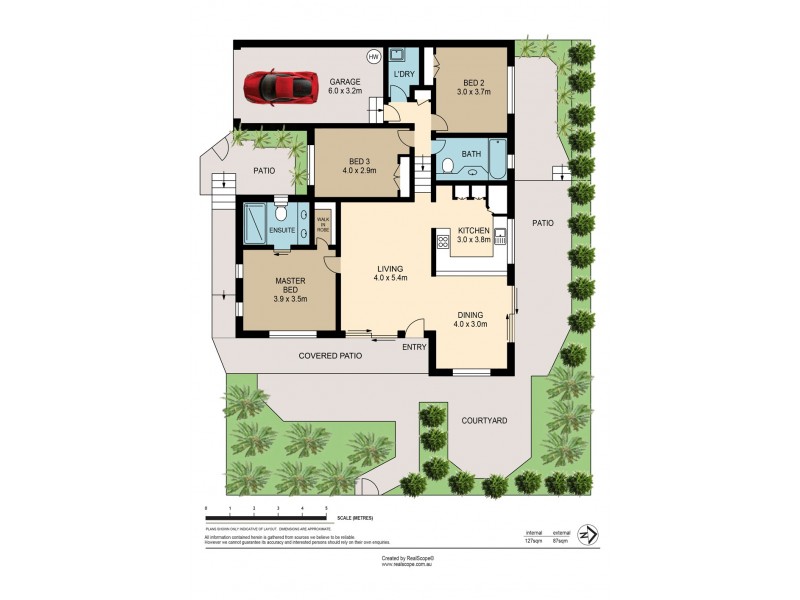 1/20 Dean Street, Toowong QLD 4066 Floorplan