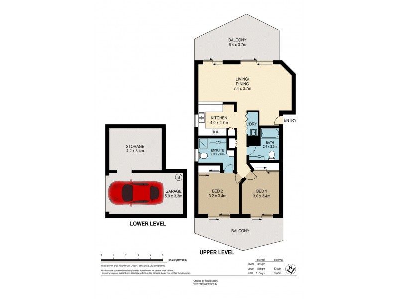3/31 Ada Street, Taringa QLD 4068 Floorplan