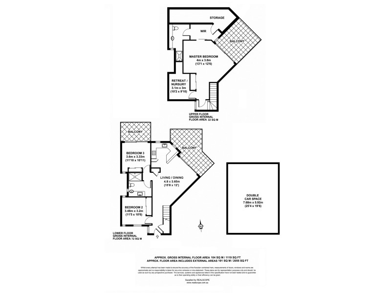 4/9 Prospect Terrace, Kelvin Grove QLD 4059 Floorplan