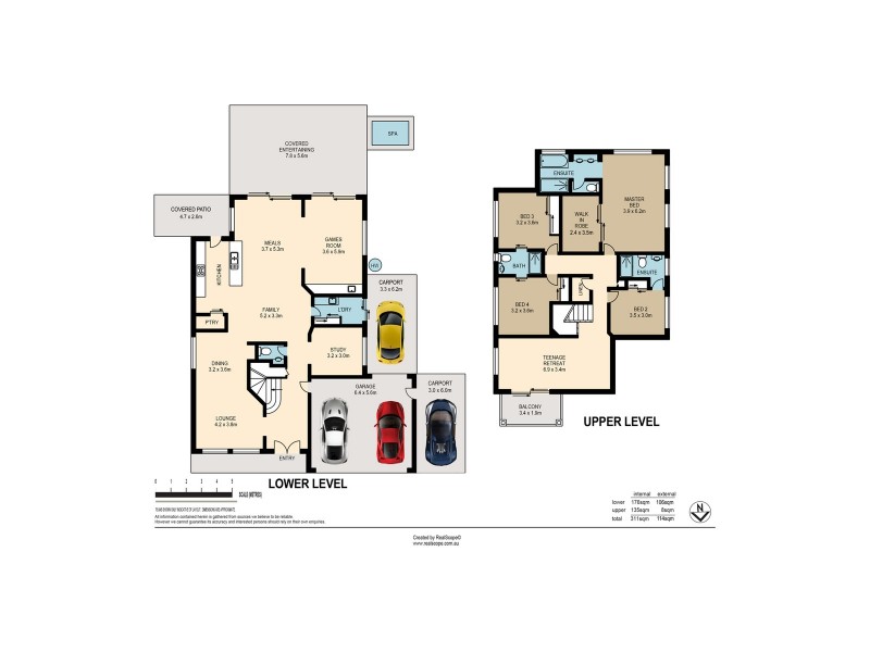 155 Beaufort Crescent, Moggill QLD 4070 Floorplan
