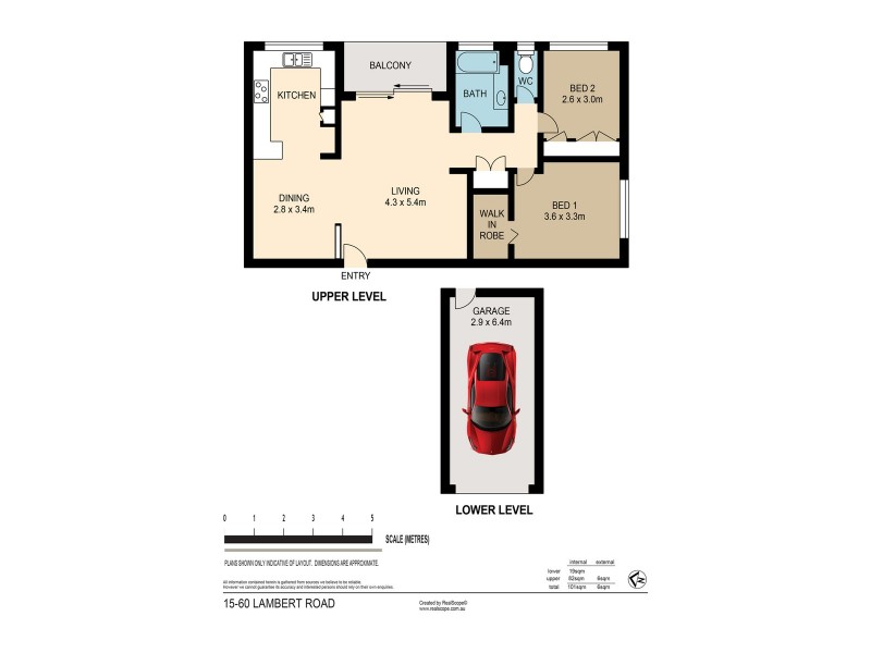 15/60 Lambert Road, Indooroopilly QLD 4068 Floorplan