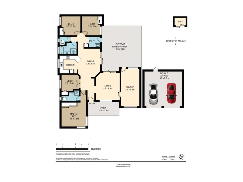 1 Creswick Place, Bellbowrie QLD 4070 Floorplan