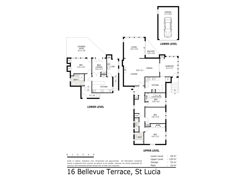 16 Bellevue Terrace, St Lucia QLD 4067 Floorplan