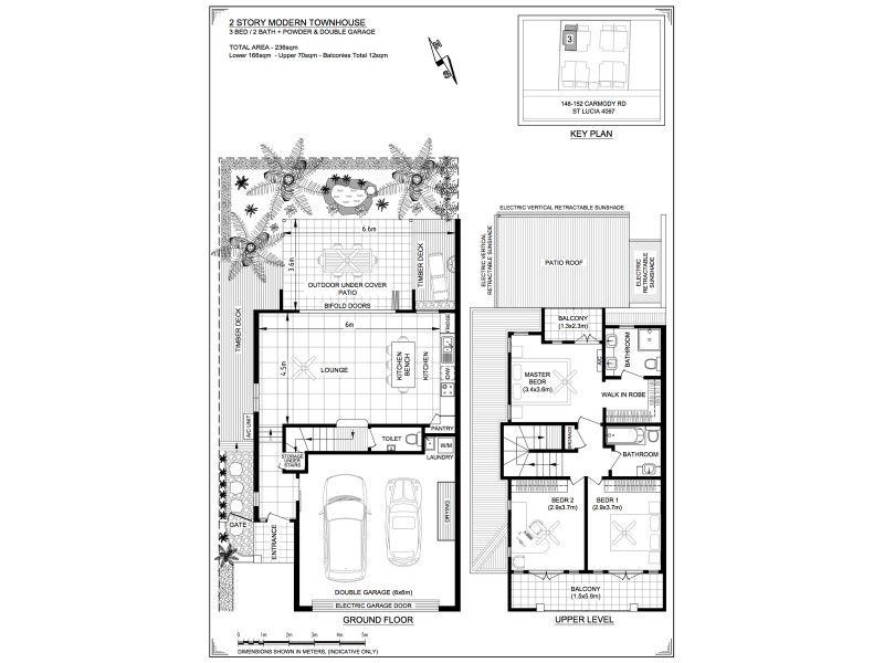 3/146 Carmody Road, St Lucia QLD 4067 Floorplan