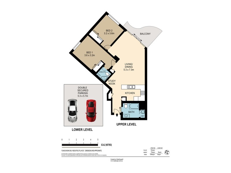45/66 Dunmore Terrace, Auchenflower QLD 4066 Floorplan