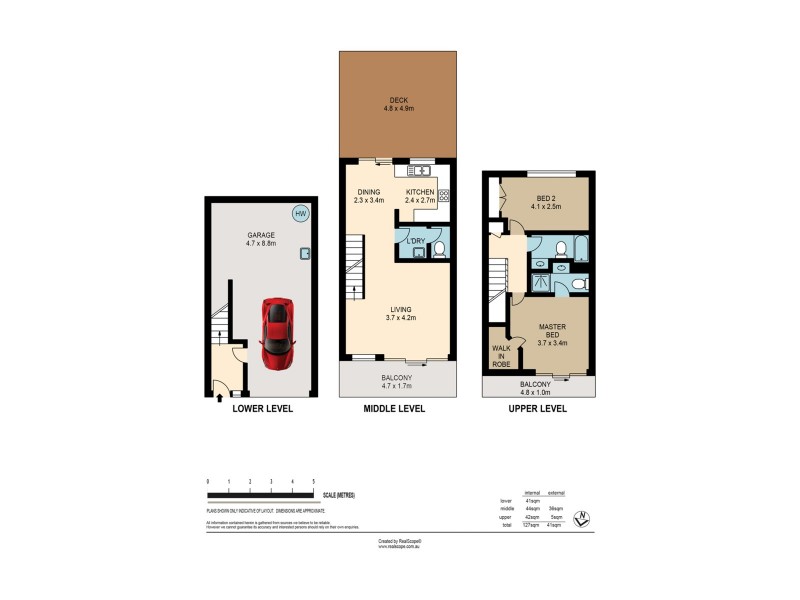 2/11 Lucinda Street, Taringa QLD 4068 Floorplan