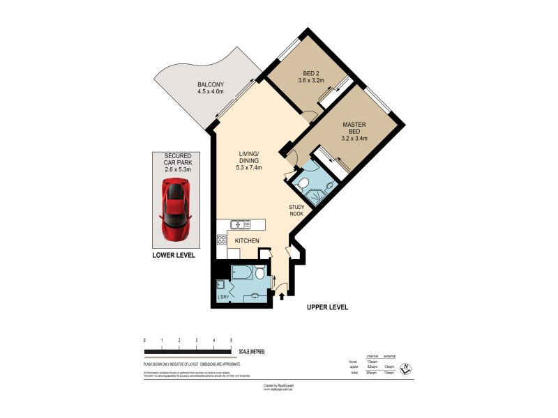 13/5-11 Chasely Street, Auchenflower QLD 4066 Floorplan