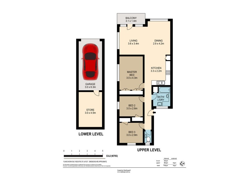4/25 Raven Street, St Lucia QLD 4067 Floorplan