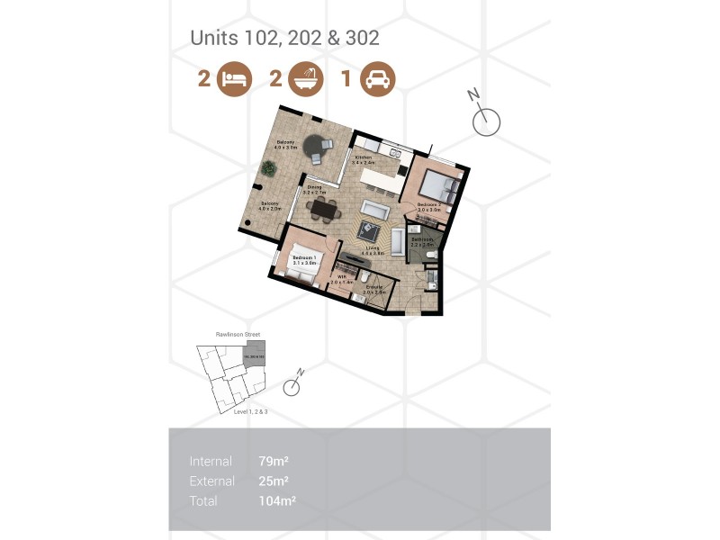 102/13-15 Rawlinson Street, Murarrie QLD 4172 Floorplan