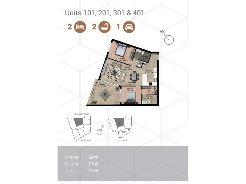 201/13-15 Rawlinson Street, Murarrie QLD 4172 Floorplan
