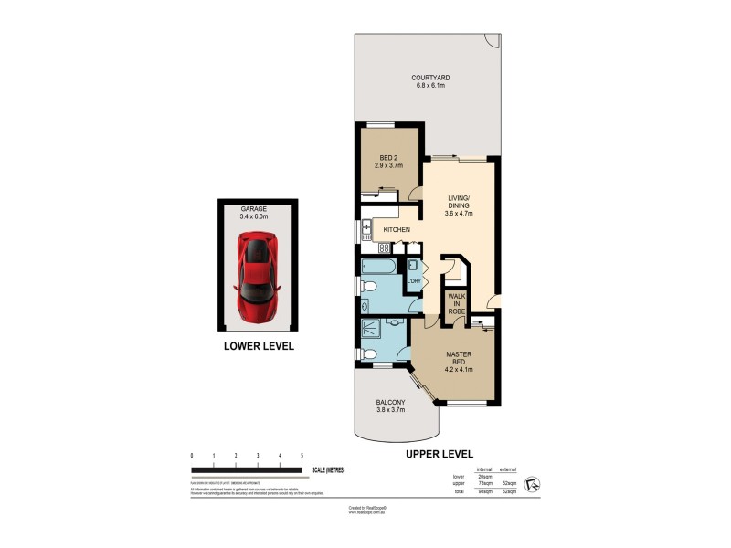 1/58 Mitre Street, St Lucia QLD 4067 Floorplan