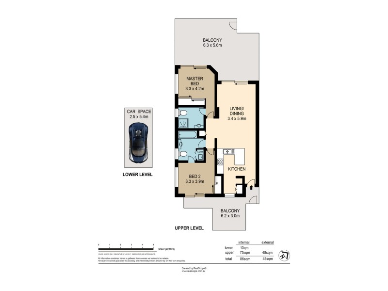 4/22 Cadell Street, Toowong QLD 4066 Floorplan