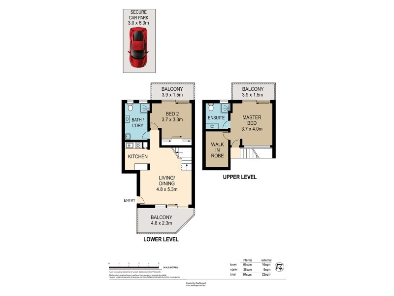 17/31 Bishop Street, St Lucia QLD 4067 Floorplan