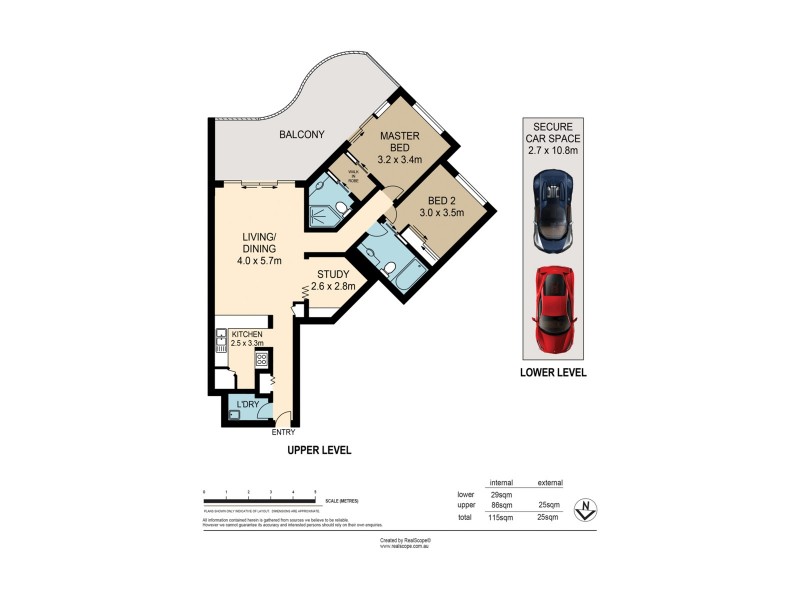 175/7 Land Street, Toowong QLD 4066 Floorplan
