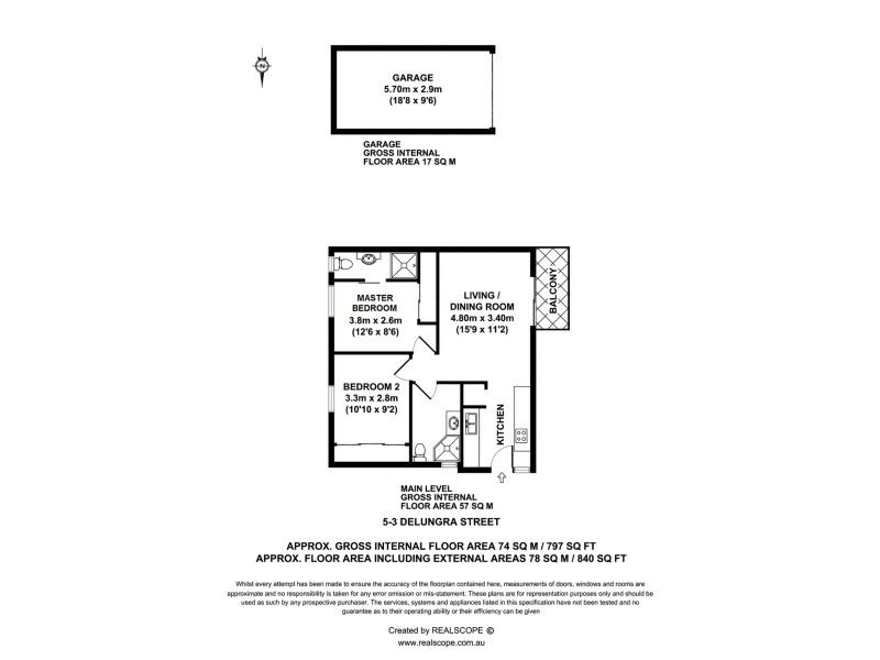 5/3 Delungra Street, Toowong QLD 4066 Floorplan