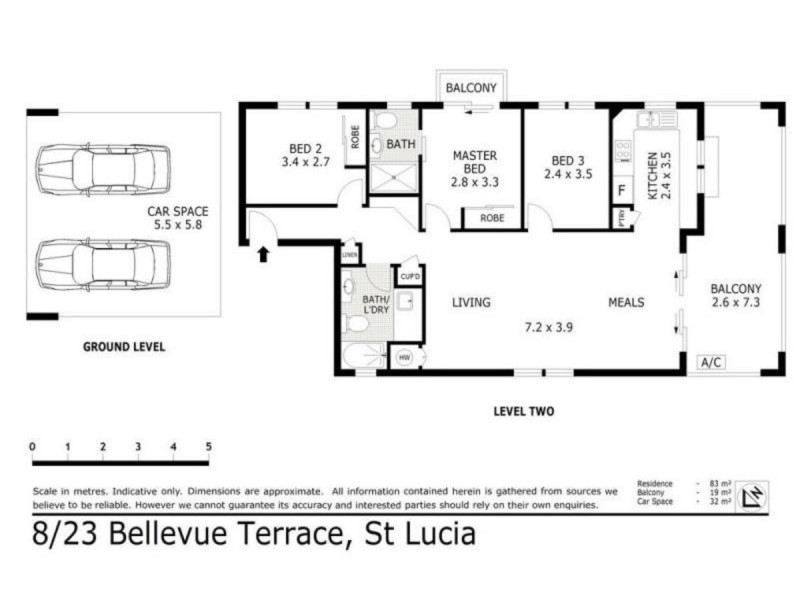 8/23 Bellevue Terrace, St Lucia QLD 4067