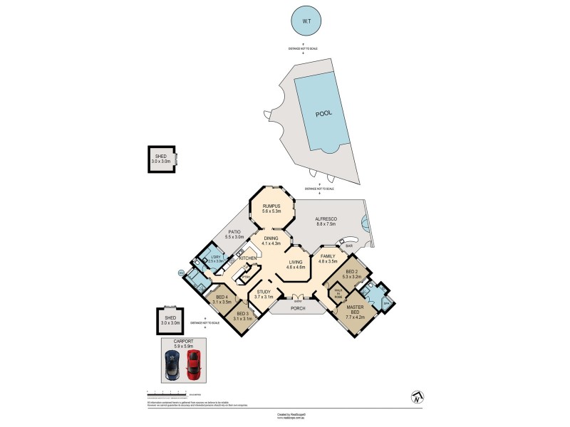 91 Church Road, Bellbowrie QLD 4070 Floorplan