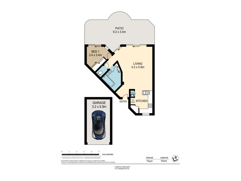 4/16 Patrick Lane, Toowong QLD 4066 Floorplan