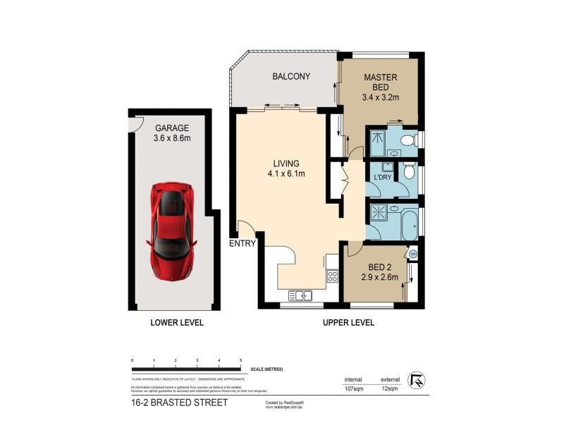 16/2 Brasted Street, Taringa QLD 4068 Floorplan