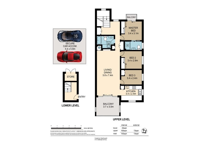 7/23 Bellevue Terrace, St Lucia QLD 4067 Floorplan