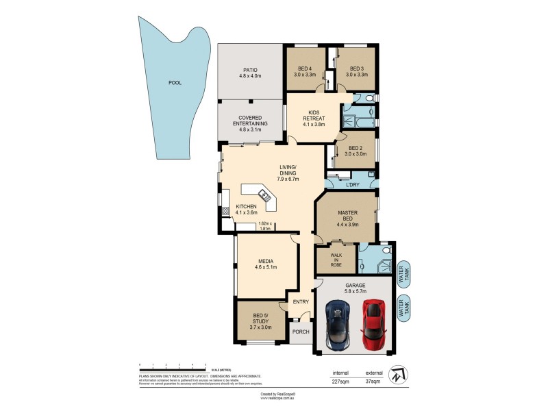 47 Westaway Crescent, Bellbowrie QLD 4070 Floorplan